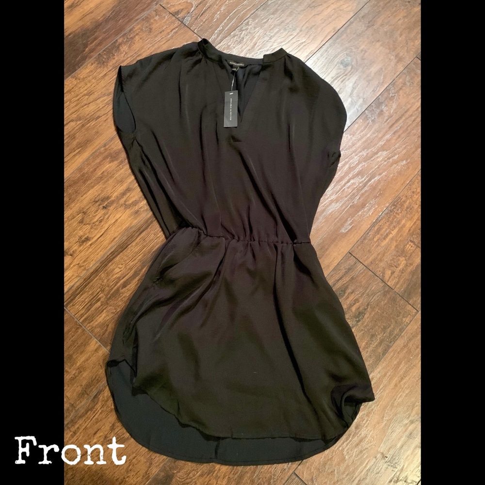 NWT Banana Republic - Size 4 - Black Silk Dress